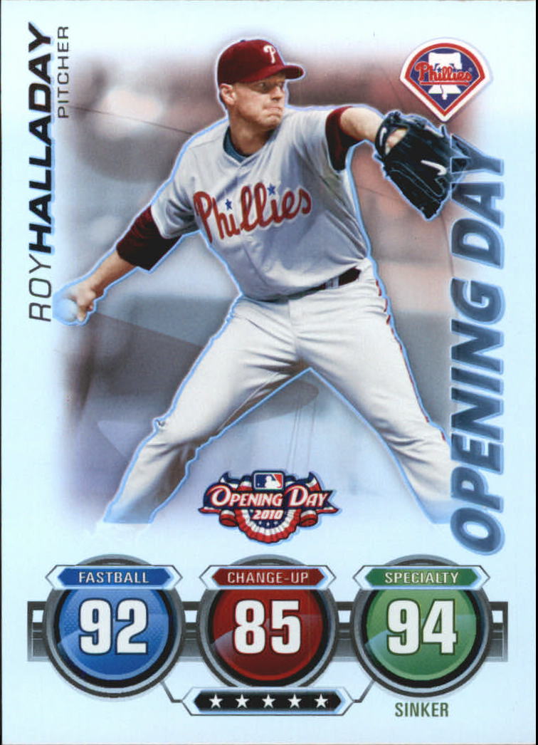 2010 Topps Opening Day Attax #ODTA9 Roy Halladay back image