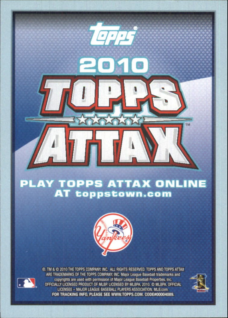 2010 Topps - Topps Attax Code Cards CC Sabathia, Ryan Howard for