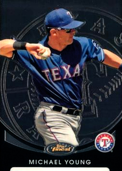 2010 Topps Texas Rangers Baseball Card #643 Michael Young