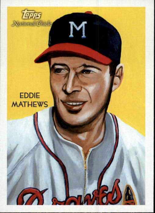 2010 Topps National Chicle #244 Eddie Mathews