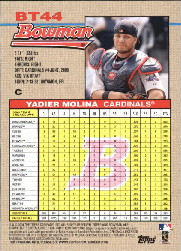 2010 Bowman Baseball "1992 Bowman Throwbacks" Insert Cards - Picture 63 of 157