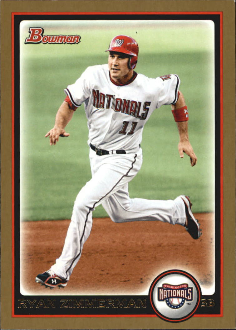 Ryan Zimmerman 2006 Fleer Ultra Gold Rookie Card #97, Washington Nationals