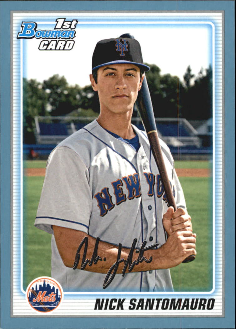 2010 Bowman Baseball "Prospects Blue" Insert Parallel Cards - Picture 4 of 32