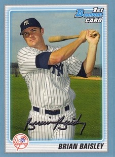 2010 Bowman Baseball "Prospects Blue" Insert Parallel Cards - Picture 15 of 32