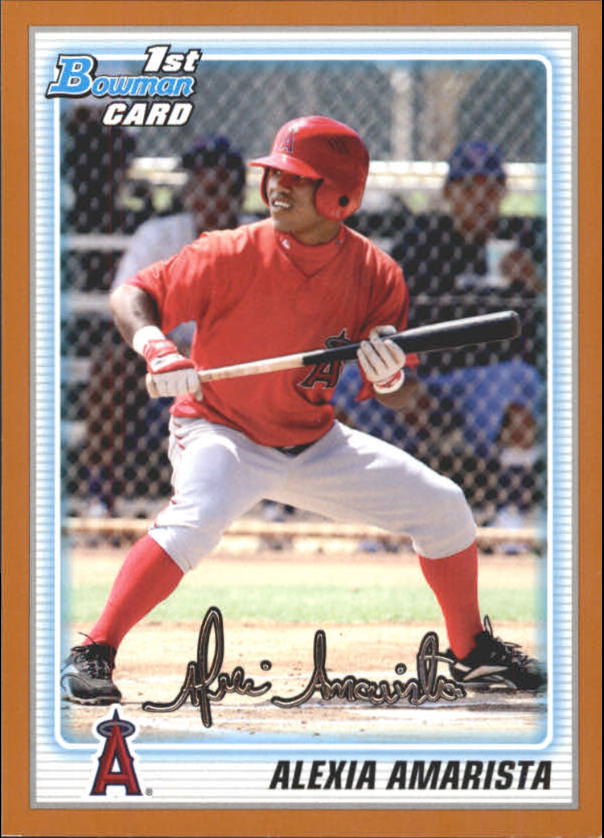 2010 Bowman Baseball "Prospects Orange" Insert Parallel Cards - Bild 12 von 13