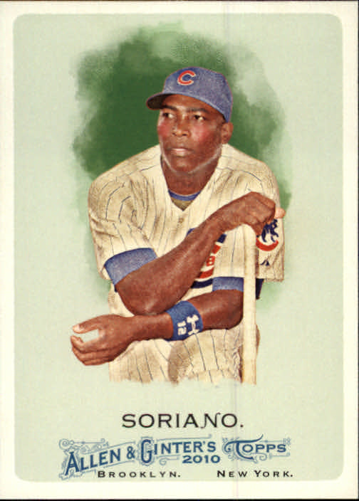 2010 Topps Allen and Ginter #249 Alfonso Soriano