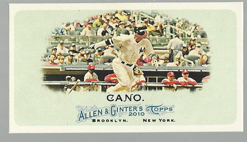 2010 Topps Allen and Ginter Mini A and G Back #299 Robinson Cano