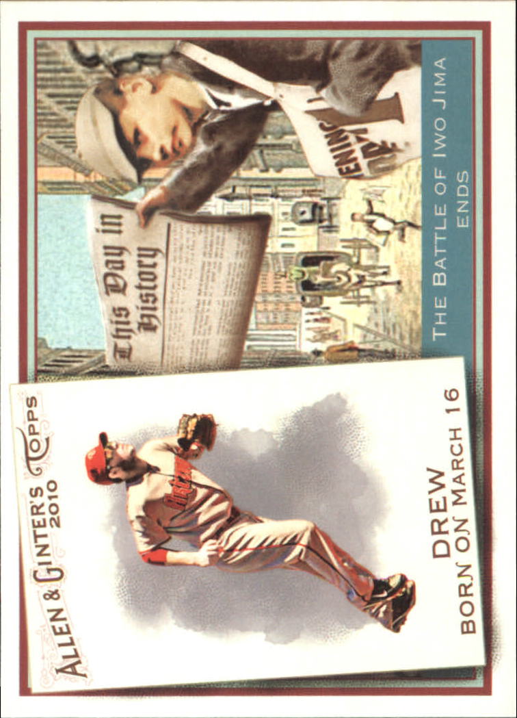 2010 Topps Allen and Ginter This Day in History #TDH2 Stephen Drew