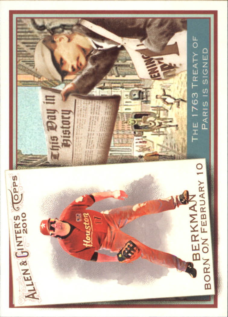 2010 Topps Allen and Ginter This Day in History #TDH4 Lance Berkman
