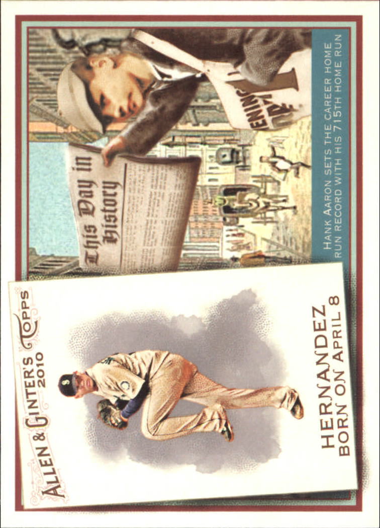 2010 Topps Allen and Ginter This Day in History #TDH18 Felix Hernandez
