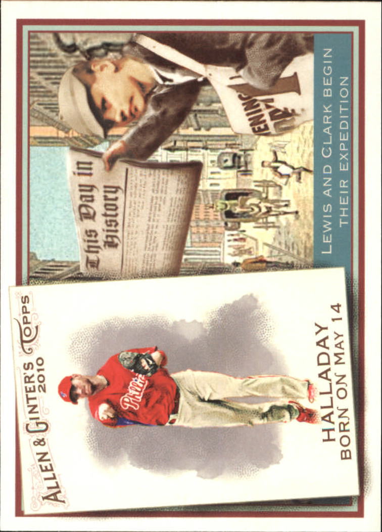 2010 Topps Allen and Ginter This Day in History #TDH60 Roy Halladay