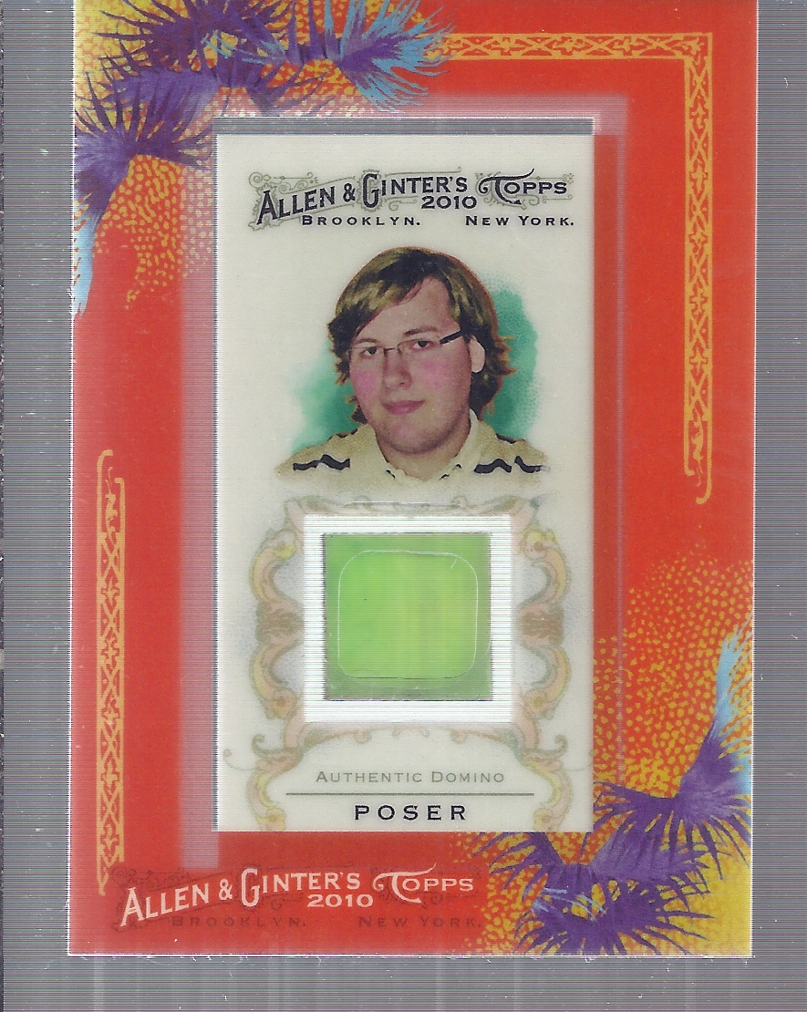 2010 Topps Allen and Ginter Relics #MPO Max Poser
