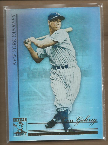 2010 Topps Tribute #18 Lou Gehrig