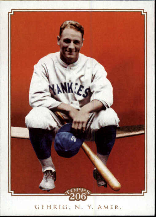 2010 Topps 206 #182 Lou Gehrig
