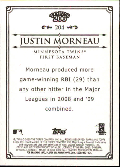 A8192- 2010 Topps 206 BB Card #s 201-300 +Inserts -You Pick- 15+ FREE US SHIP - Picture 7 of 243