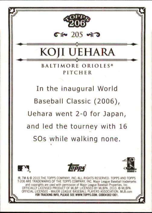 A8192- 2010 Topps 206 BB Card #s 201-300 +Inserts -You Pick- 15+ FREE US SHIP - Picture 9 of 243