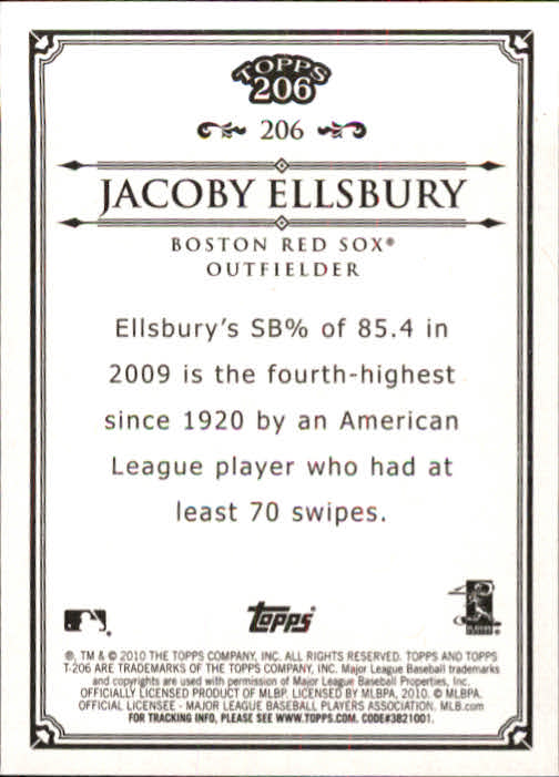 A8192- 2010 Topps 206 BB Card #s 201-300 +Inserts -You Pick- 15+ FREE US SHIP - Picture 11 of 243