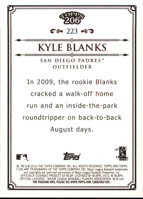A8192- 2010 Topps 206 BB Card #s 201-300 +Inserts -You Pick- 15+ FREE US SHIP - Picture 43 of 243