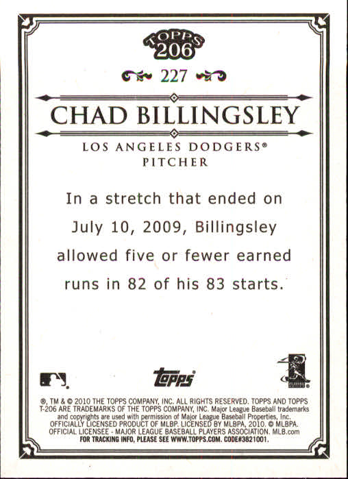 A8192- 2010 Topps 206 BB Card #s 201-300 +Inserts -You Pick- 15+ FREE US SHIP - Picture 51 of 243