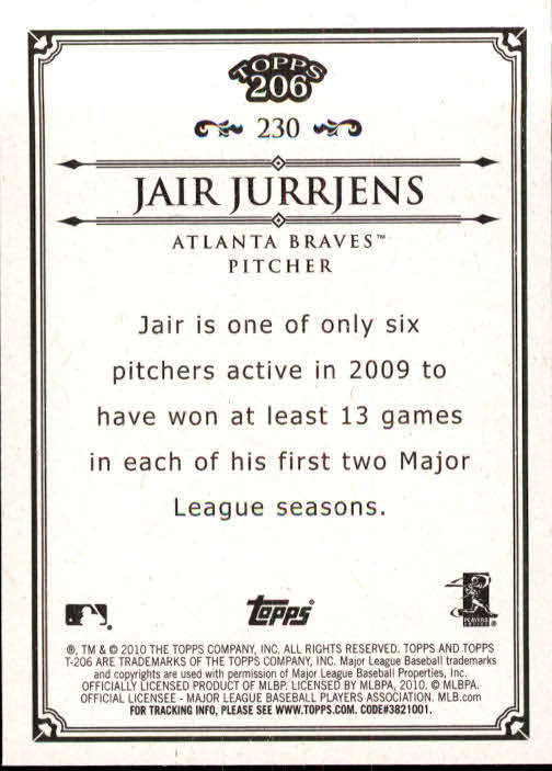 A8192- 2010 Topps 206 BB Card #s 201-300 +Inserts -You Pick- 15+ FREE US SHIP - Picture 57 of 243