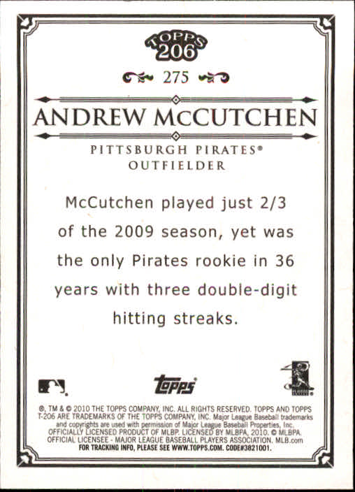 A8192- 2010 Topps 206 BB Card #s 201-300 +Inserts -You Pick- 15+ FREE US SHIP - Picture 129 of 243