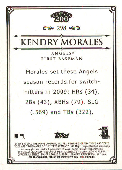A8192- 2010 Topps 206 BB Card #s 201-300 +Inserts -You Pick- 15+ FREE US SHIP - Picture 171 of 243