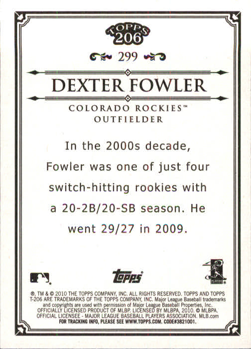 A8192- 2010 Topps 206 BB Card #s 201-300 +Inserts -You Pick- 15+ FREE US SHIP - Picture 173 of 243