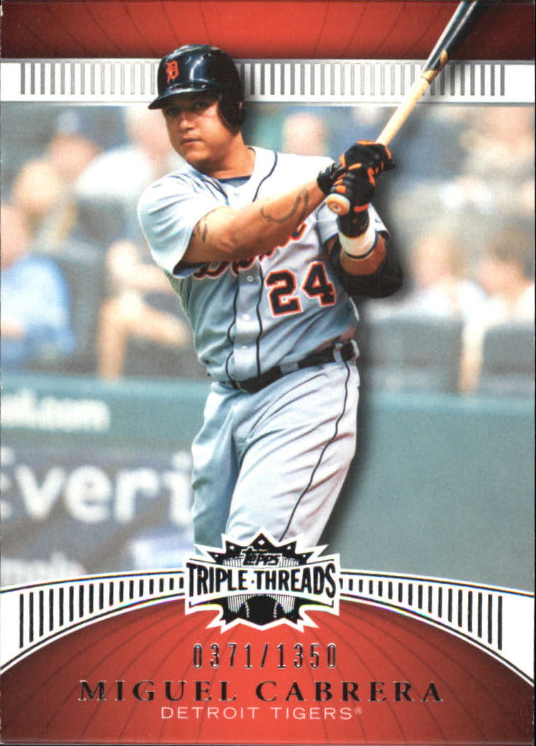 2010 Topps Triple Threads #22 Miguel Cabrera