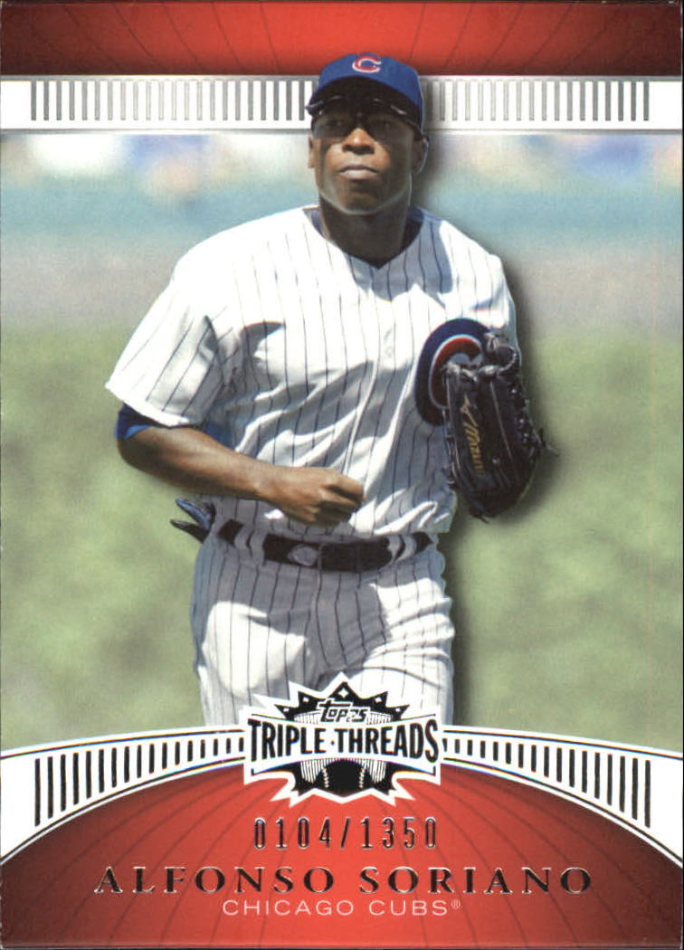 2010 Topps Triple Threads #58 Alfonso Soriano