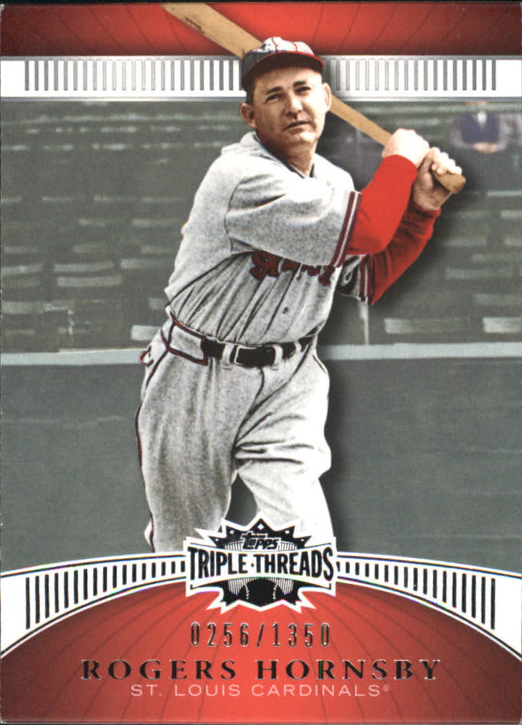 2010 Topps Triple Threads #82 Rogers Hornsby