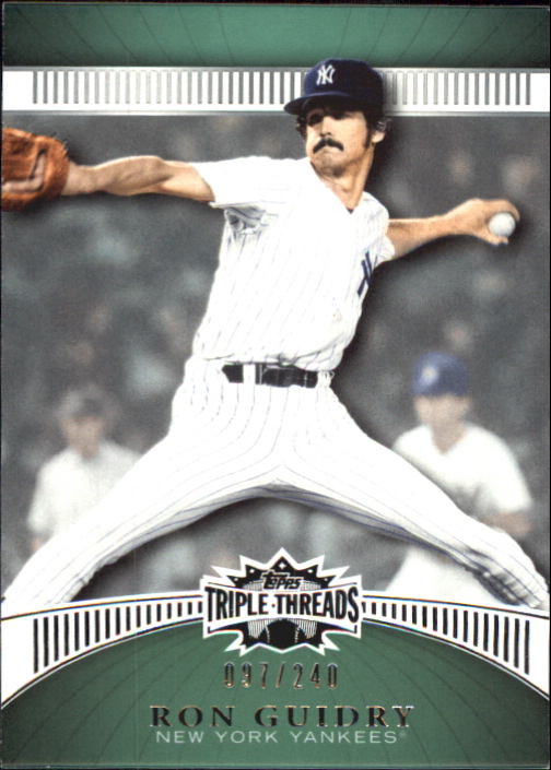 2010 Topps Triple Threads Emerald #108 Ron Guidry