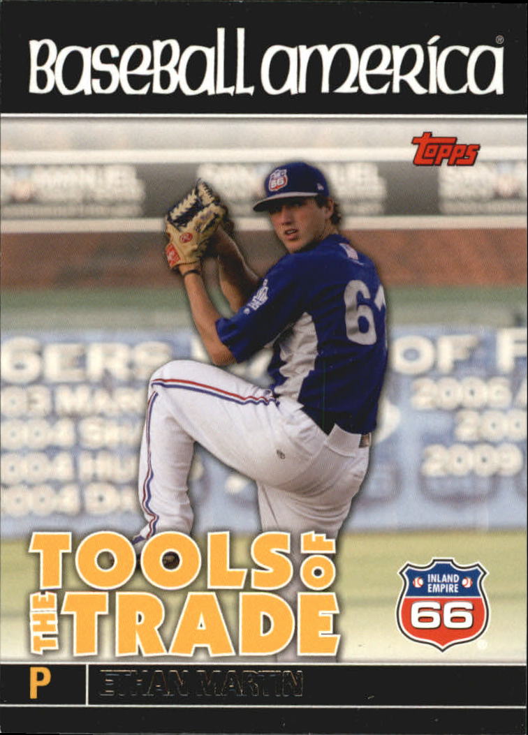 2010 Topps Pro Debut Baseball America's Tools of the Trade #TT46 Ethan Martin