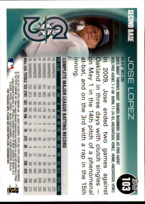 A1775- 2010 Topps Chrome BB Card #s 1-220 +Rookies -You Pick- 15+ FREE US SHIP - Picture 198 of 411