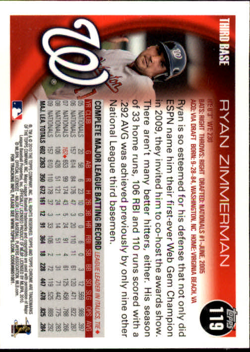 A1775- 2010 Topps Chrome BB Card #s 1-220 +Rookies -You Pick- 15+ FREE US SHIP - Picture 230 of 411