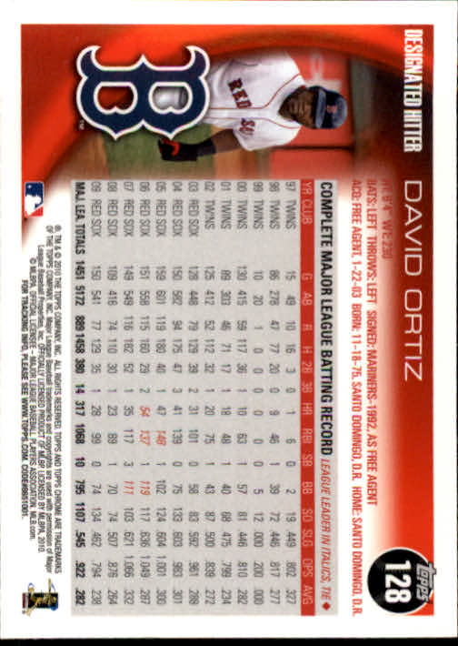 A1775- 2010 Topps Chrome BB Card #s 1-220 +Rookies -You Pick- 15+ FREE US SHIP - Picture 248 of 411