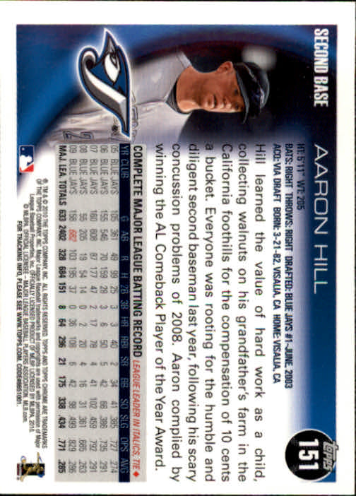 A1775- 2010 Topps Chrome BB Card #s 1-220 +Rookies -You Pick- 15+ FREE US SHIP - Picture 294 of 411