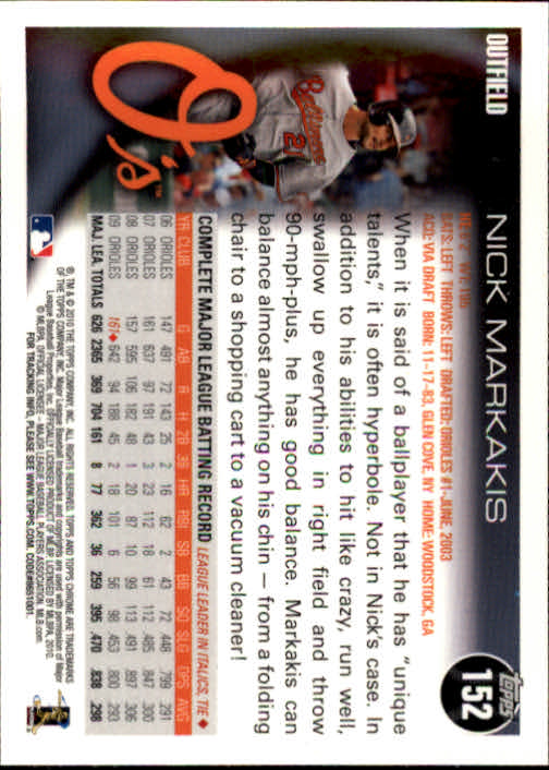 A1775- 2010 Topps Chrome BB Card #s 1-220 +Rookies -You Pick- 15+ FREE US SHIP - Picture 296 of 411