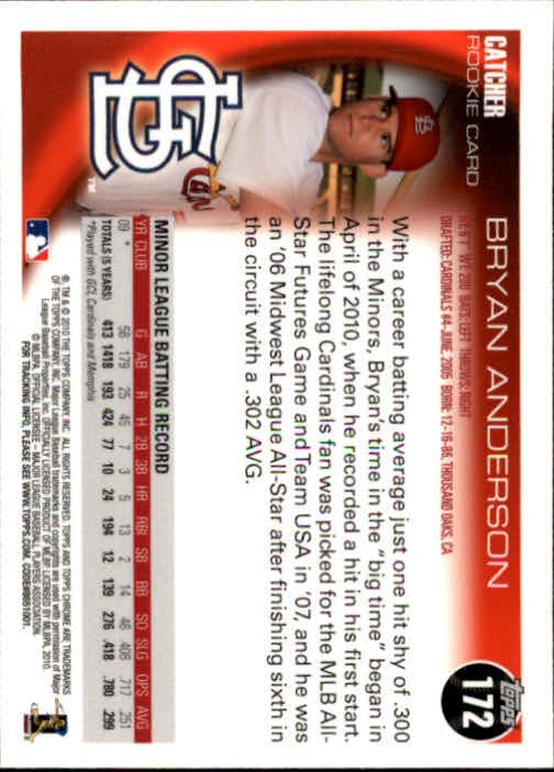 A1775- 2010 Topps Chrome BB Card #s 1-220 +Rookies -You Pick- 15+ FREE US SHIP - Picture 332 of 411