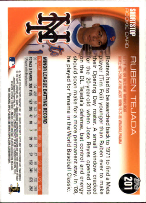 A1775- 2010 Topps Chrome BB Card #s 1-220 +Rookies -You Pick- 15+ FREE US SHIP - Picture 379 of 411