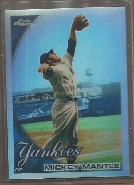 2010 Topps Chrome Refractors #7 Mickey Mantle
