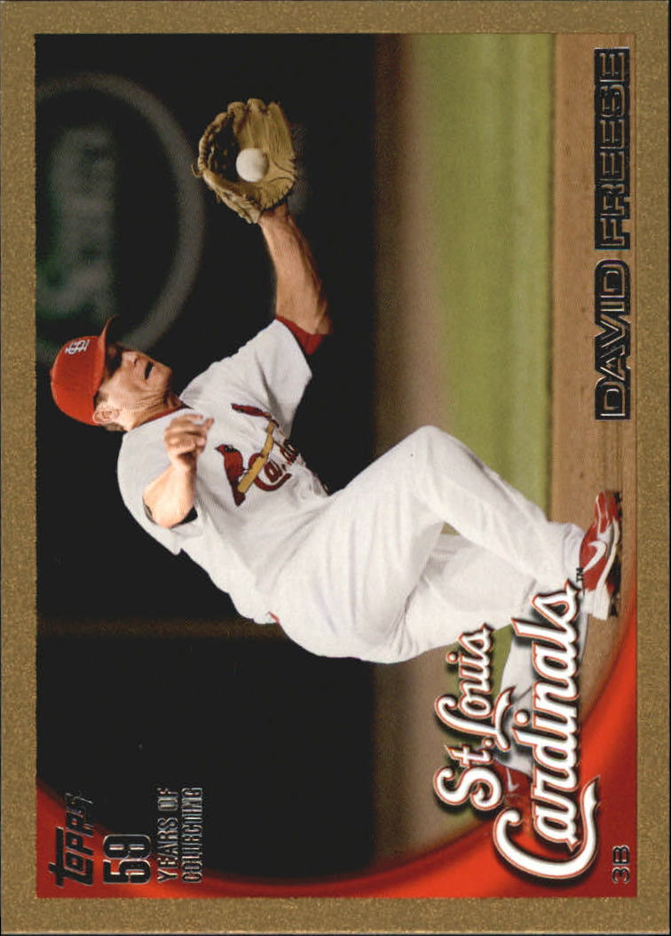 2010 Topps Update Gold #US298 David Freese