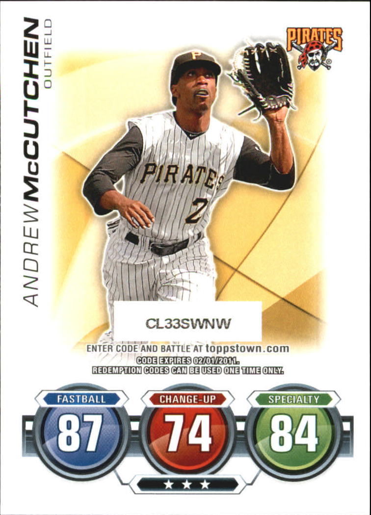 Andrew McCutchen 2009 Topps Ticket to Stardom Rookie Card #75