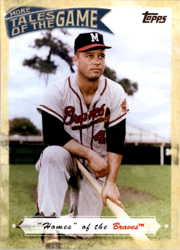 2010 Topps Update More Tales of the Game #4 Eddie Mathews