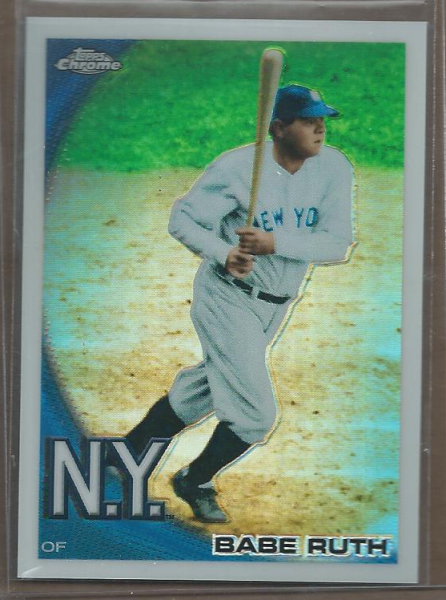2010 Topps Chrome Wrapper Redemption Refractors #222 Babe Ruth