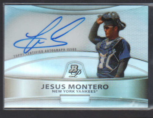 2010 Bowman Platinum Prospect Autographs Refractors #JM Jesus Montero