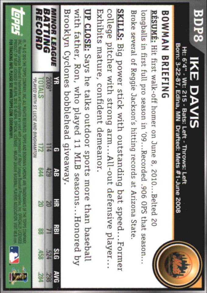 A7495- 2010 Bowman Chrome Draft Baseball Versch. Karten -du Pick- 15 + - Bild 11 von 418