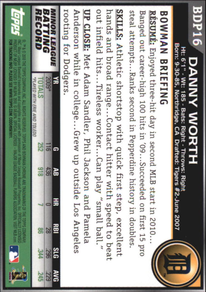 A7495- 2010 Bowman Chrome Draft Baseball Asst Cards -You Pick- 15+ FREE US SHIP - Picture 25 of 418