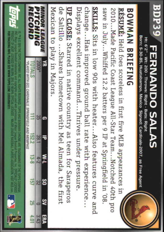 A7495- 2010 Bowman Chrome Draft Baseball Versch. Karten -du Pick- 15 + - Bild 68 von 418