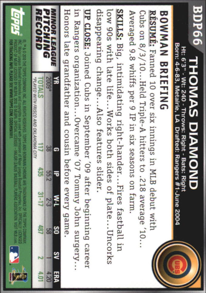 A7495- 2010 Bowman Chrome Draft Baseball Versch. Karten -du Pick- 15 + - Bild 116 von 418