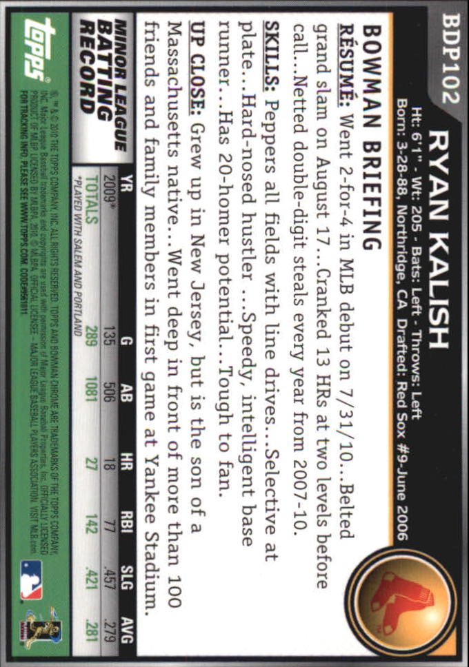 A7495- 2010 Bowman Chrome Draft Baseball Versch. Karten -du Pick- 15 + - Bild 188 von 418